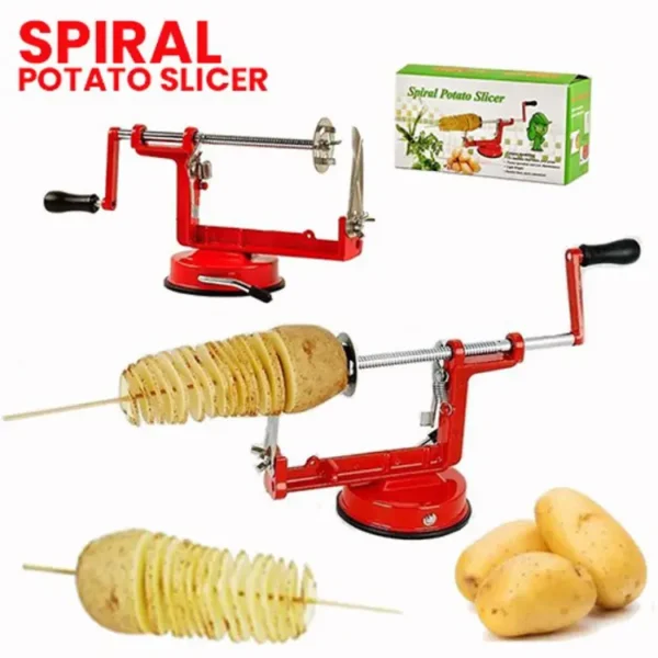 - Potato Chips Maker, Manual spiral potato chips twister slicer cutter tornado twist machine