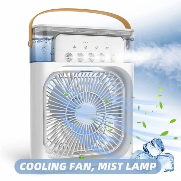 WhatsApp Image 2023 08 07 at 8.41.37 PM - 3 In 1 Air Humidifier Cooling Usb Fan Led Night Light Water Mist Fun Humidification Fan Spray Electric Fan