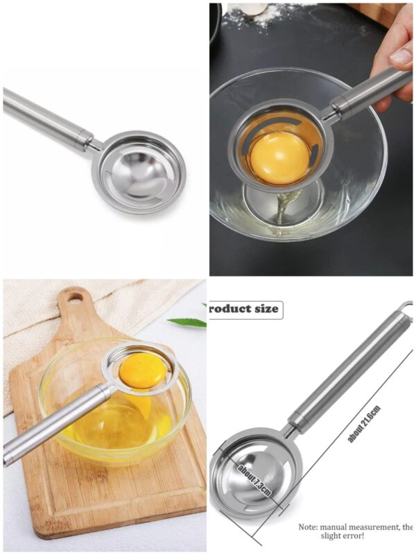 WhatsApp Image 2023 10 21 at 5.59.23 PM - Egg Yolk Separator Stainless Steel - 1 Piece