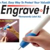 Engrave It - Carving Pen Engraver Machine for Glass, Plastic, Iron, and Steel