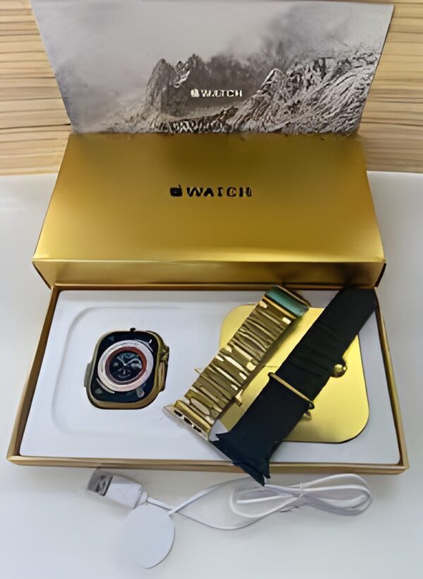 WhatsApp Image 2024 01 25 at 12.47.04 PM 1 1 - Ultra Series 8 With Logo Smart Watch Golden Edition