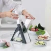 5 in 1 Mandoline Vegetable Slicer Food Chopper, Vegetable Cutter, Quick Fruit Dicer (Random color)
