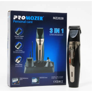 Rechargable Personal Care Pro Mozer 3 in 1 Super Grooming Kit MZ-2028