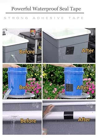 61JRsiH9lVL._SY445_.jpg 61JRsiH9lVL. SY445 - FLEX TAPE ULTRA-STRONG WATERPROOF ADHESIVE TAPE | Waterproof Seal Repair & Sealant | Stop The Leak