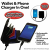 E-Charge Wallet Deluxe Portable Mobile Charger Power Bank And Credit Card Case