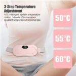 Digital Period Pad Heating And Vibrating For Healing Period Cramps – Women’s Care Pin Relief Menstrual Cramp Belt Period Pain Cramp Relief Belt Portable Menstrual Heating Pad, Heated Belly Belt For Menstrual Cramp Relief With 3 Heat Levels And 4 Modes, Electric Massager Machine For Woman_Massager/Beauty Tools