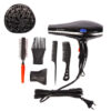 (black )Shinon Hair Dryers Salon Home Used Professional Blow Hair Dryer With  complete accessories